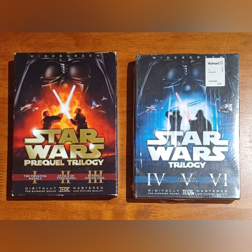 Star Wars Prequel Trilogy and Trilogy DVD Set